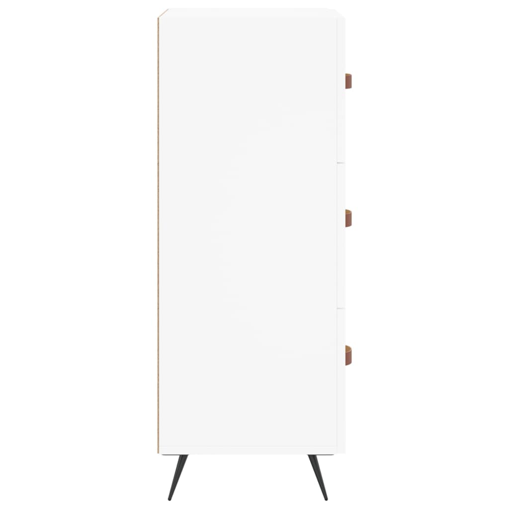 vidaXL Servantă, alb, 34,5x34x90 cm, lemn compozit vidaXL Servantă, alb, 34,5x34x90 cm, lemn compozit