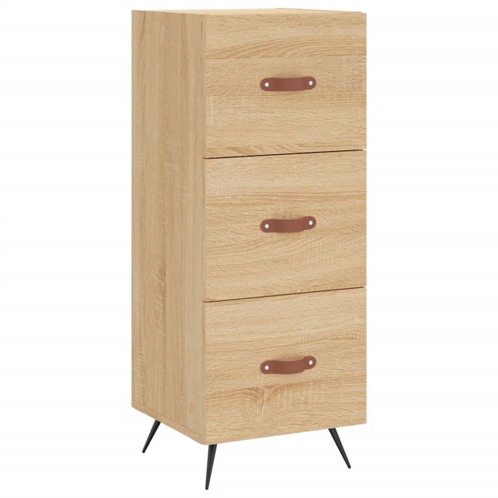 vidaXL Servantă, stejar sonoma, 34,5x34x90 cm, lemn compozit vidaXL Servantă, stejar sonoma, 34,5x34x90 cm, lemn compozit