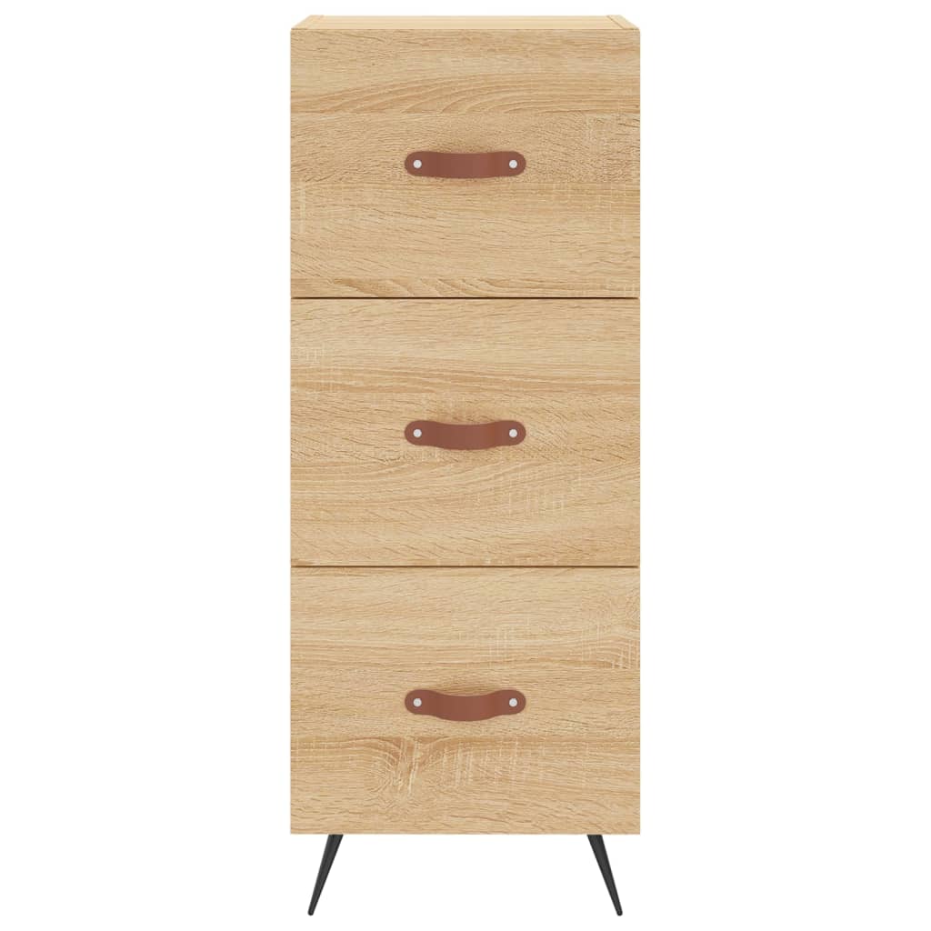vidaXL Servantă, stejar sonoma, 34,5x34x90 cm, lemn compozit vidaXL Servantă, stejar sonoma, 34,5x34x90 cm, lemn compozit