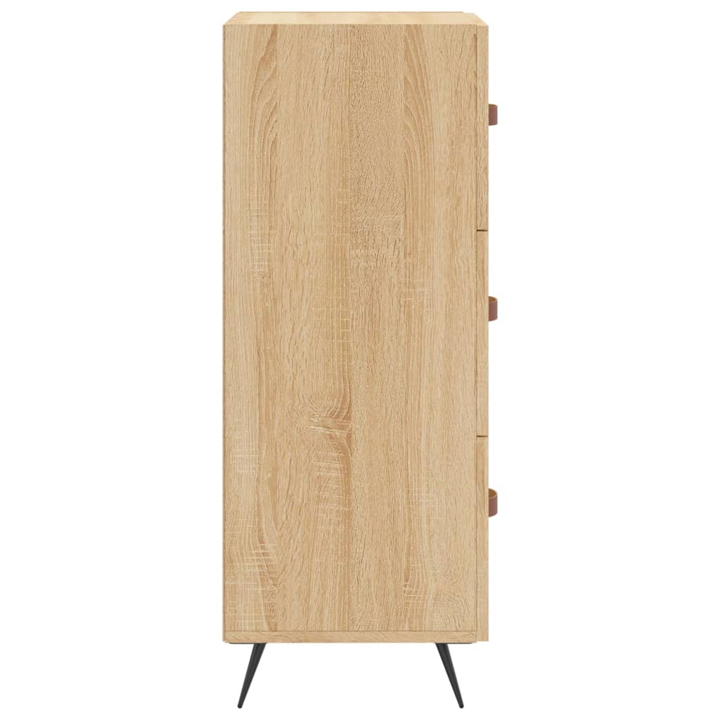 vidaXL Servantă, stejar sonoma, 34,5x34x90 cm, lemn compozit vidaXL Servantă, stejar sonoma, 34,5x34x90 cm, lemn compozit