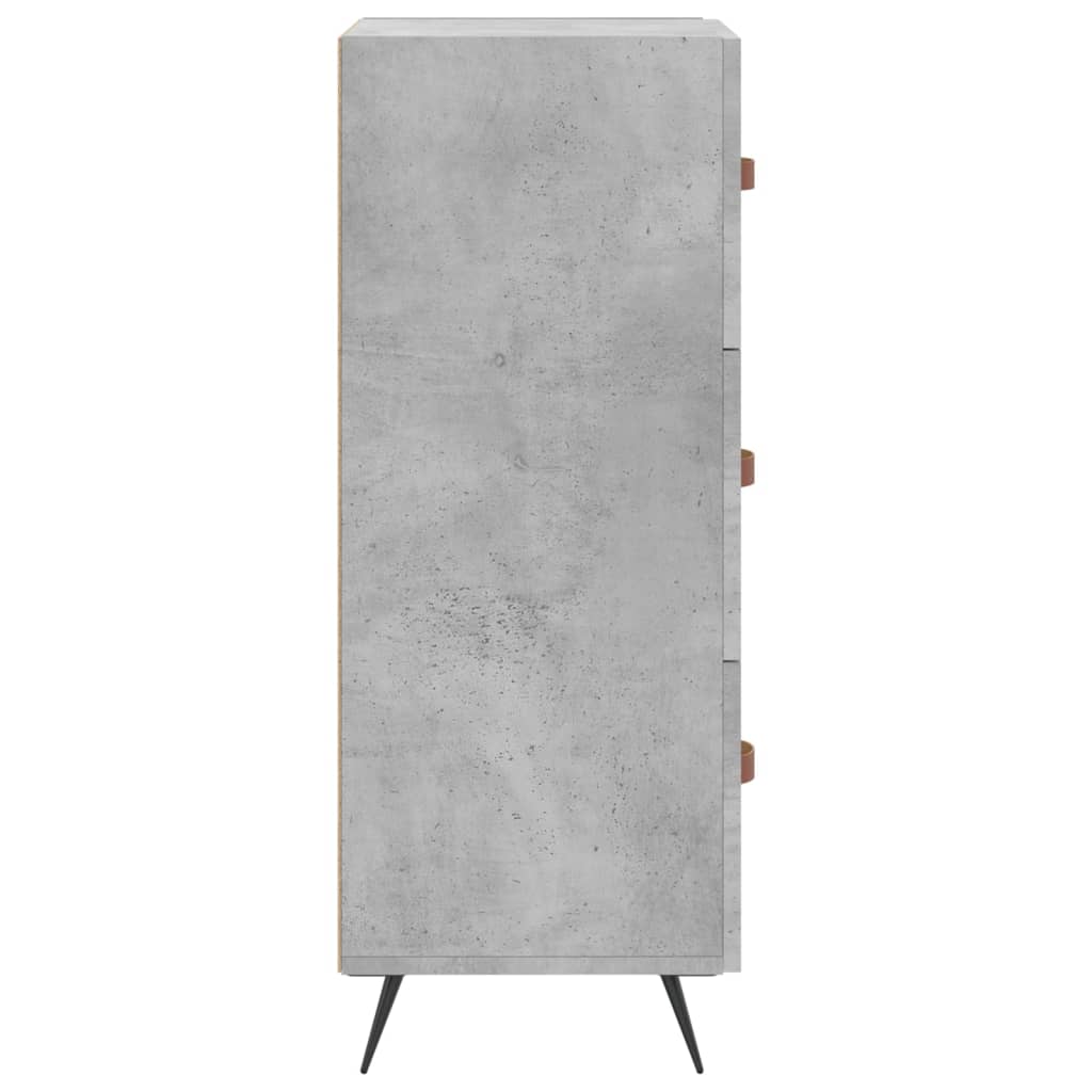 vidaXL Servantă, gri beton, 34,5x34x90 cm, lemn compozit vidaXL Servantă, gri beton, 34,5x34x90 cm, lemn compozit