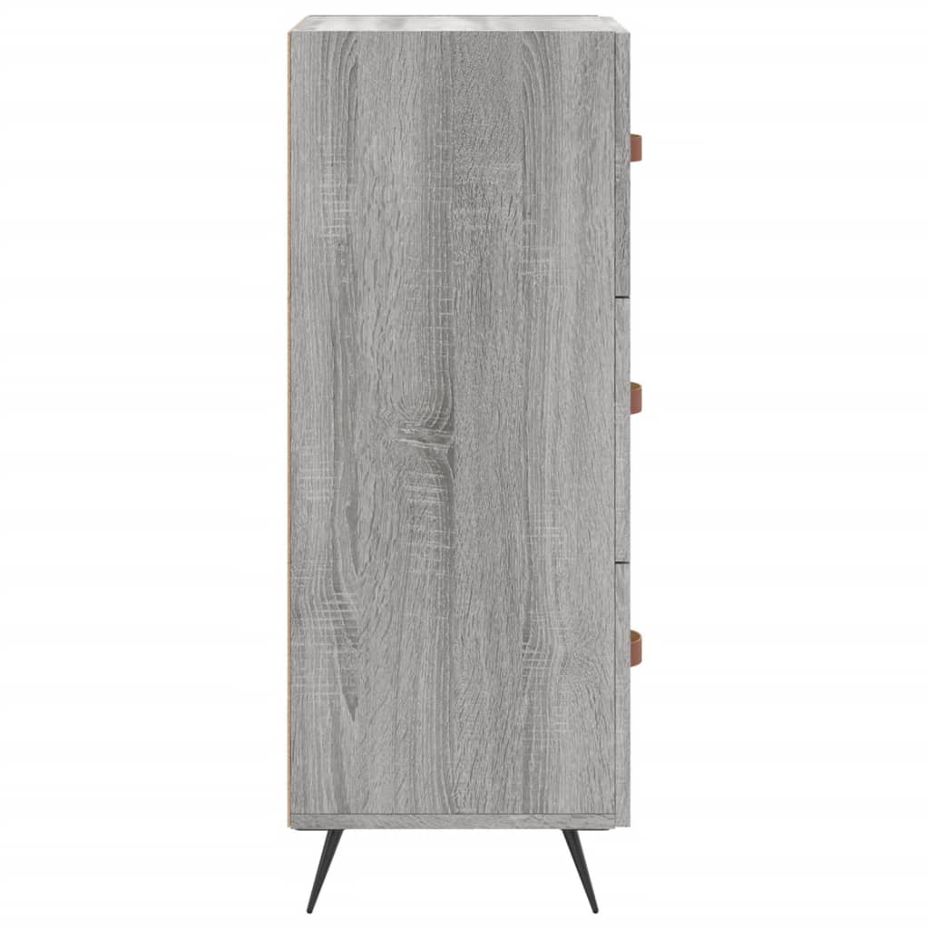 vidaXL Servantă, gri sonoma, 34,5x34x90 cm, lemn compozit vidaXL Servantă, gri sonoma, 34,5x34x90 cm, lemn compozit