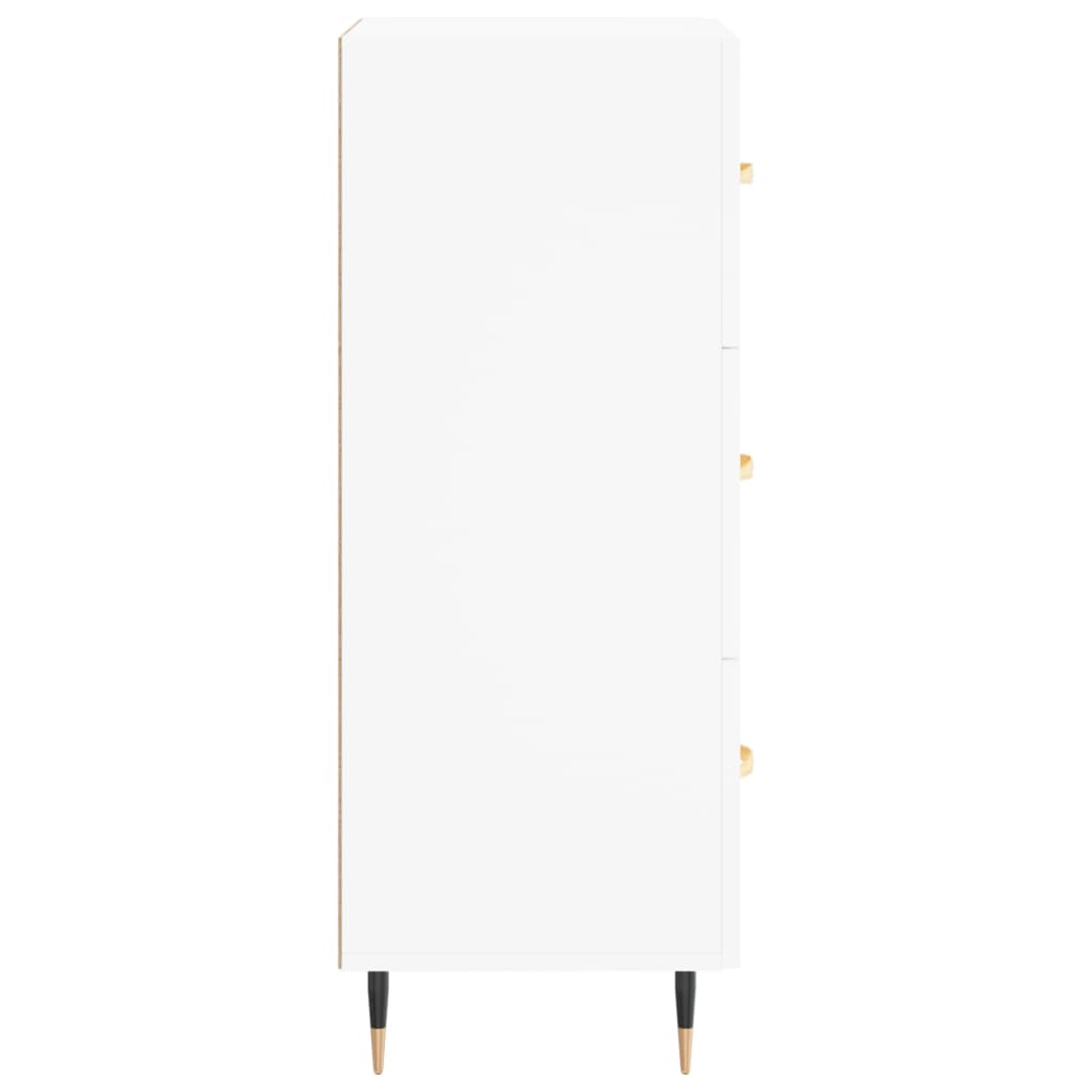 vidaXL Servantă, alb, 34,5x34x90 cm, lemn compozit vidaXL Servantă, alb, 34,5x34x90 cm, lemn compozit
