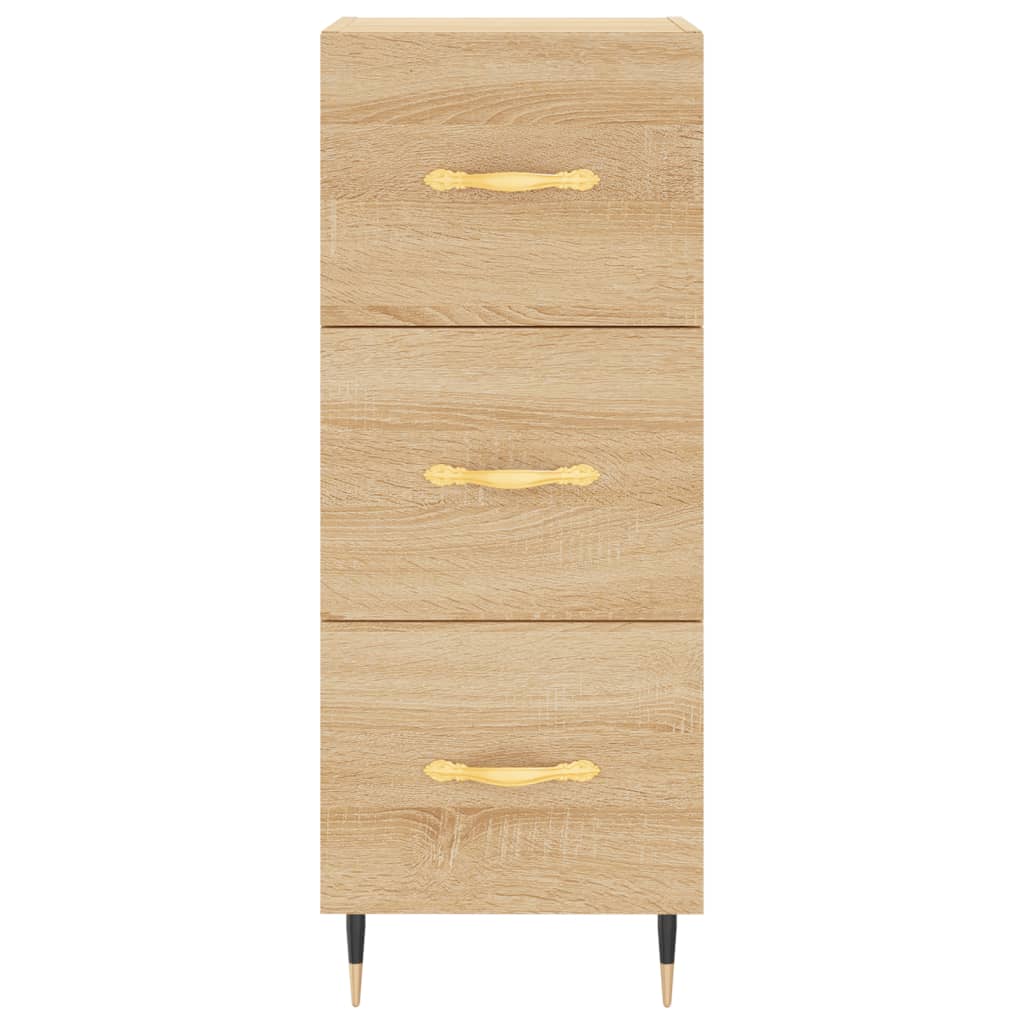 vidaXL Servantă, stejar sonoma, 34,5x34x90 cm, lemn compozit vidaXL Servantă, stejar sonoma, 34,5x34x90 cm, lemn compozit