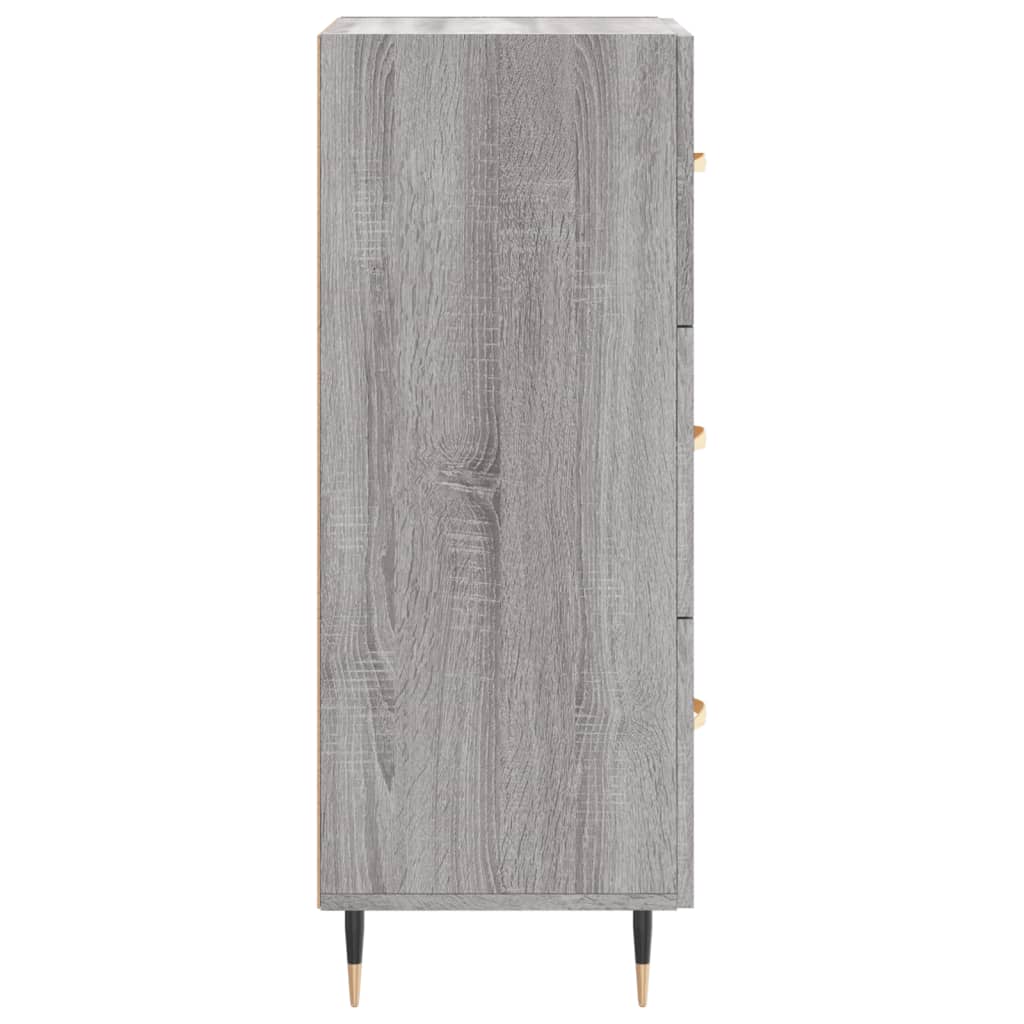 vidaXL Servantă, gri sonoma, 34,5x34x90 cm, lemn compozit vidaXL Servantă, gri sonoma, 34,5x34x90 cm, lemn compozit