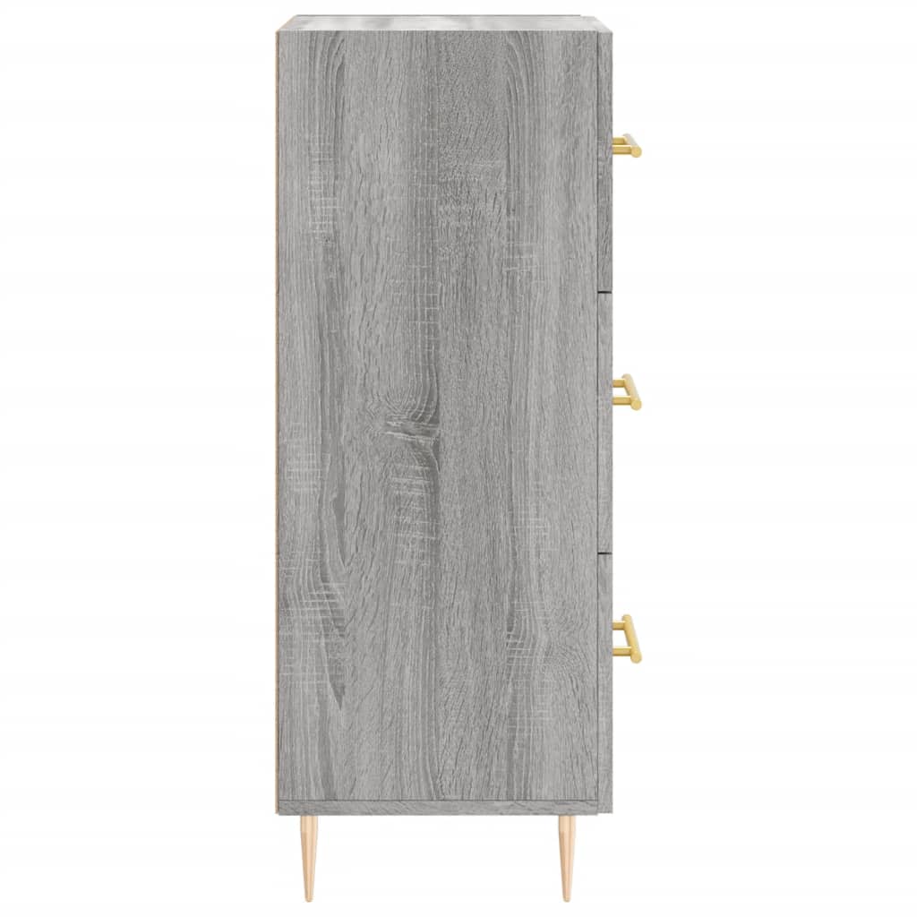 vidaXL Servantă, gri sonoma, 34,5x34x90 cm, lemn compozit vidaXL Servantă, gri sonoma, 34,5x34x90 cm, lemn compozit