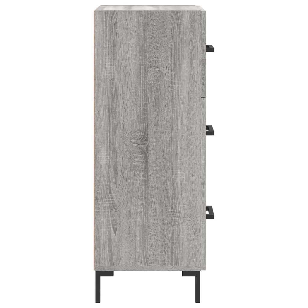 vidaXL Servantă, gri sonoma, 34,5x34x90 cm, lemn compozit vidaXL Servantă, gri sonoma, 34,5x34x90 cm, lemn compozit