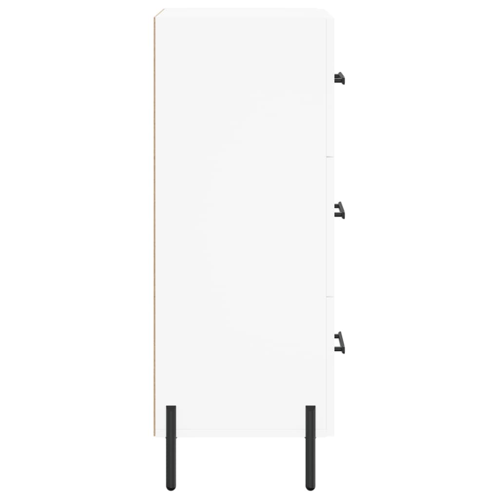 vidaXL Servantă, alb, 34,5x34x90 cm, lemn compozit vidaXL Servantă, alb, 34,5x34x90 cm, lemn compozit