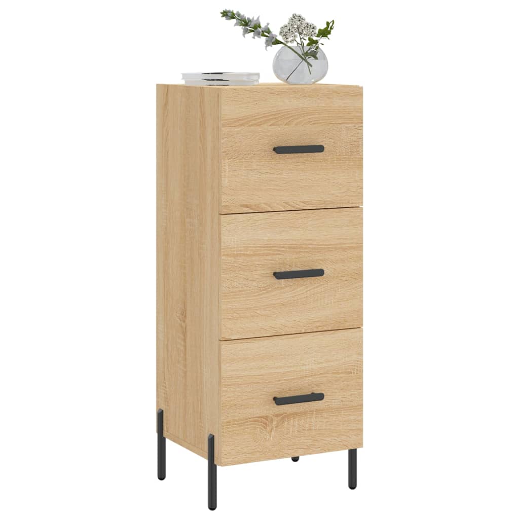 vidaXL Servantă, stejar sonoma, 34,5x34x90 cm, lemn compozit vidaXL Servantă, stejar sonoma, 34,5x34x90 cm, lemn compozit