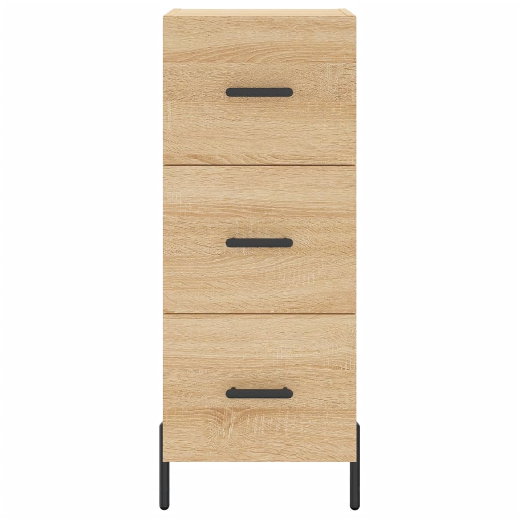 vidaXL Servantă, stejar sonoma, 34,5x34x90 cm, lemn compozit vidaXL Servantă, stejar sonoma, 34,5x34x90 cm, lemn compozit