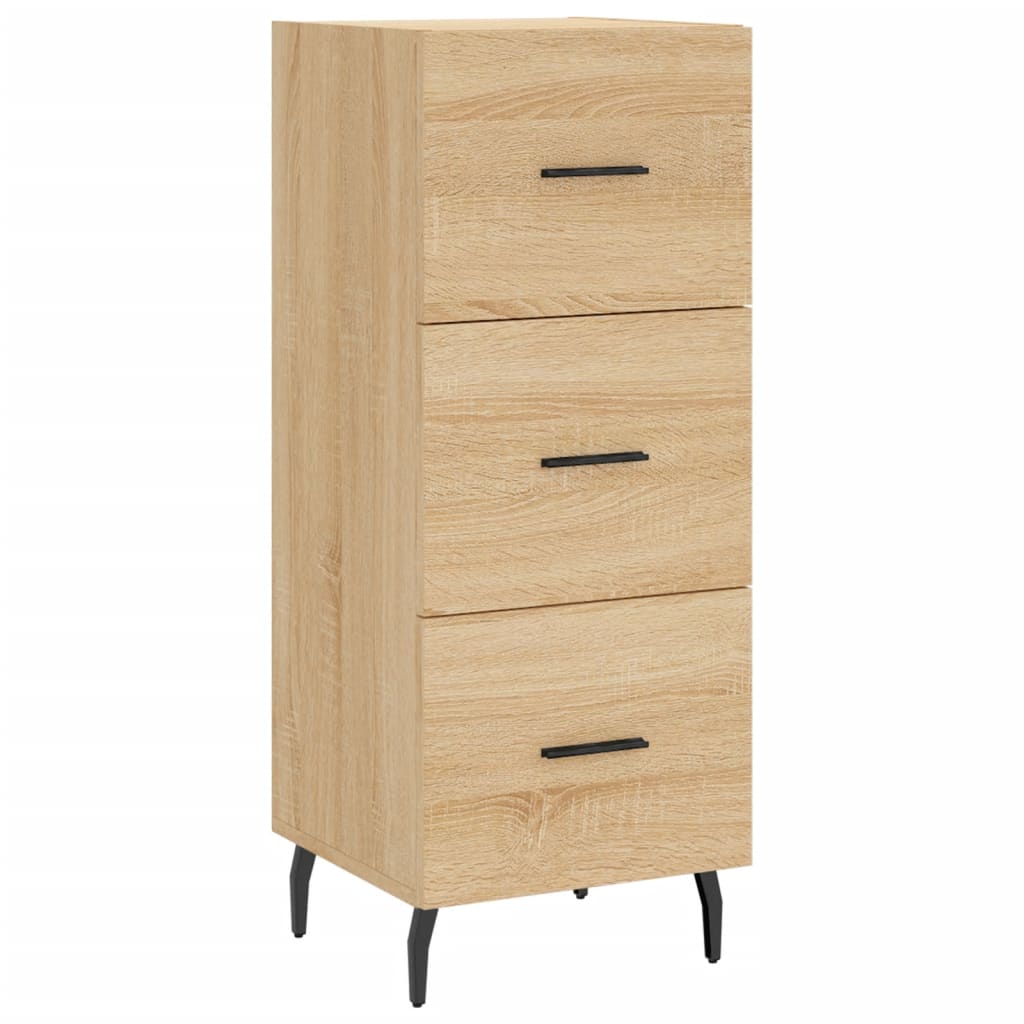 vidaXL Servantă, stejar sonoma, 34,5x34x90 cm, lemn compozit vidaXL Servantă, stejar sonoma, 34,5x34x90 cm, lemn compozit