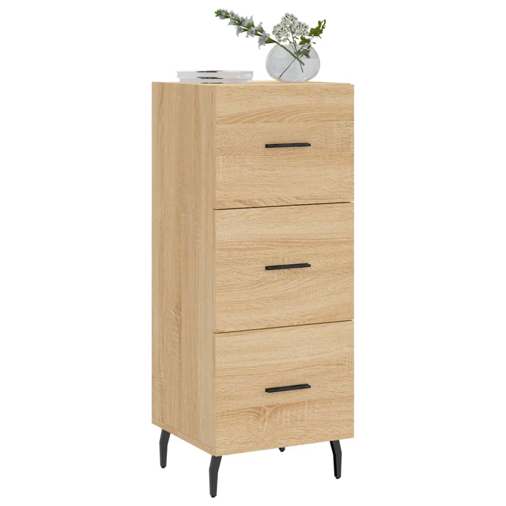 vidaXL Servantă, stejar sonoma, 34,5x34x90 cm, lemn compozit vidaXL Servantă, stejar sonoma, 34,5x34x90 cm, lemn compozit