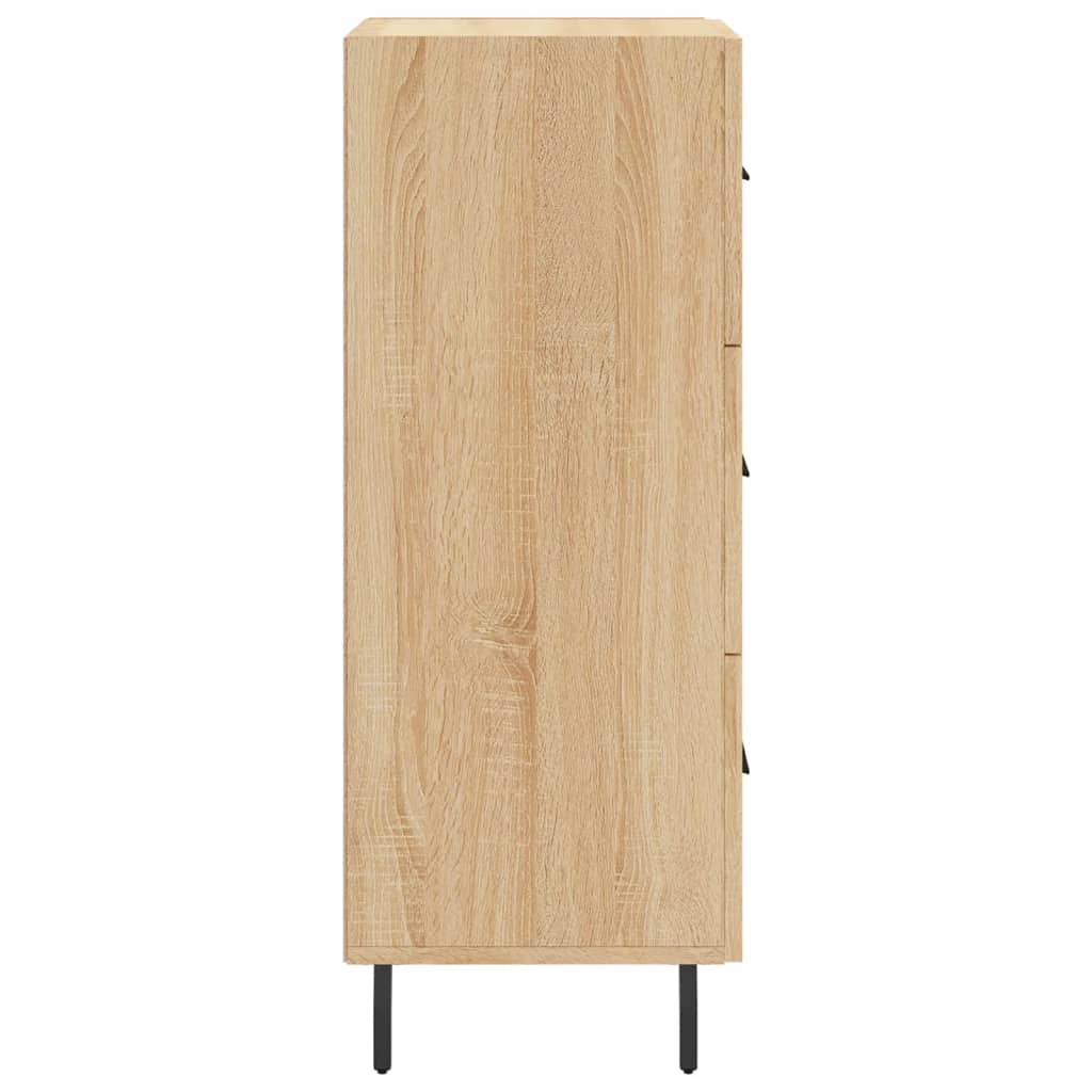 vidaXL Servantă, stejar sonoma, 34,5x34x90 cm, lemn compozit vidaXL Servantă, stejar sonoma, 34,5x34x90 cm, lemn compozit