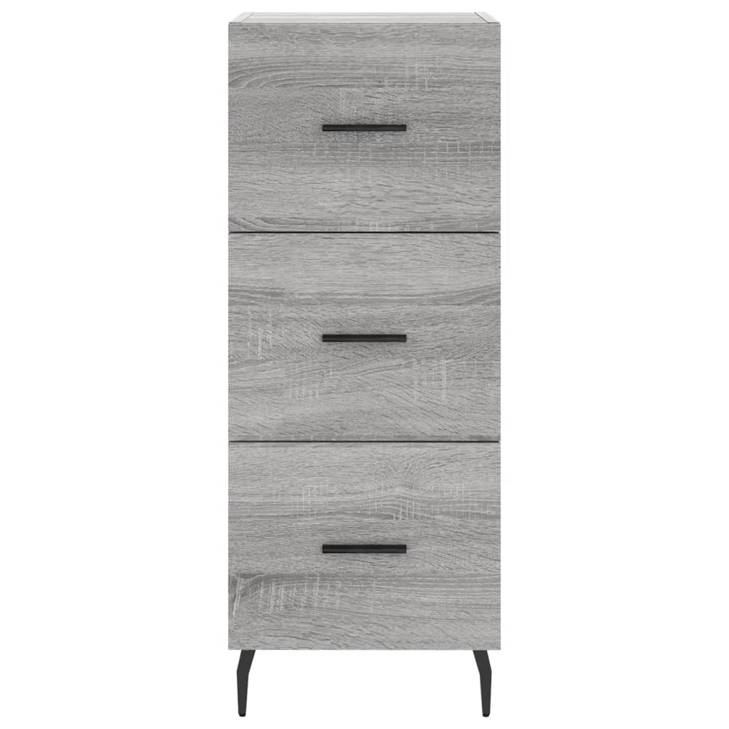 vidaXL Servantă, gri sonoma, 34,5x34x90 cm, lemn compozit vidaXL Servantă, gri sonoma, 34,5x34x90 cm, lemn compozit
