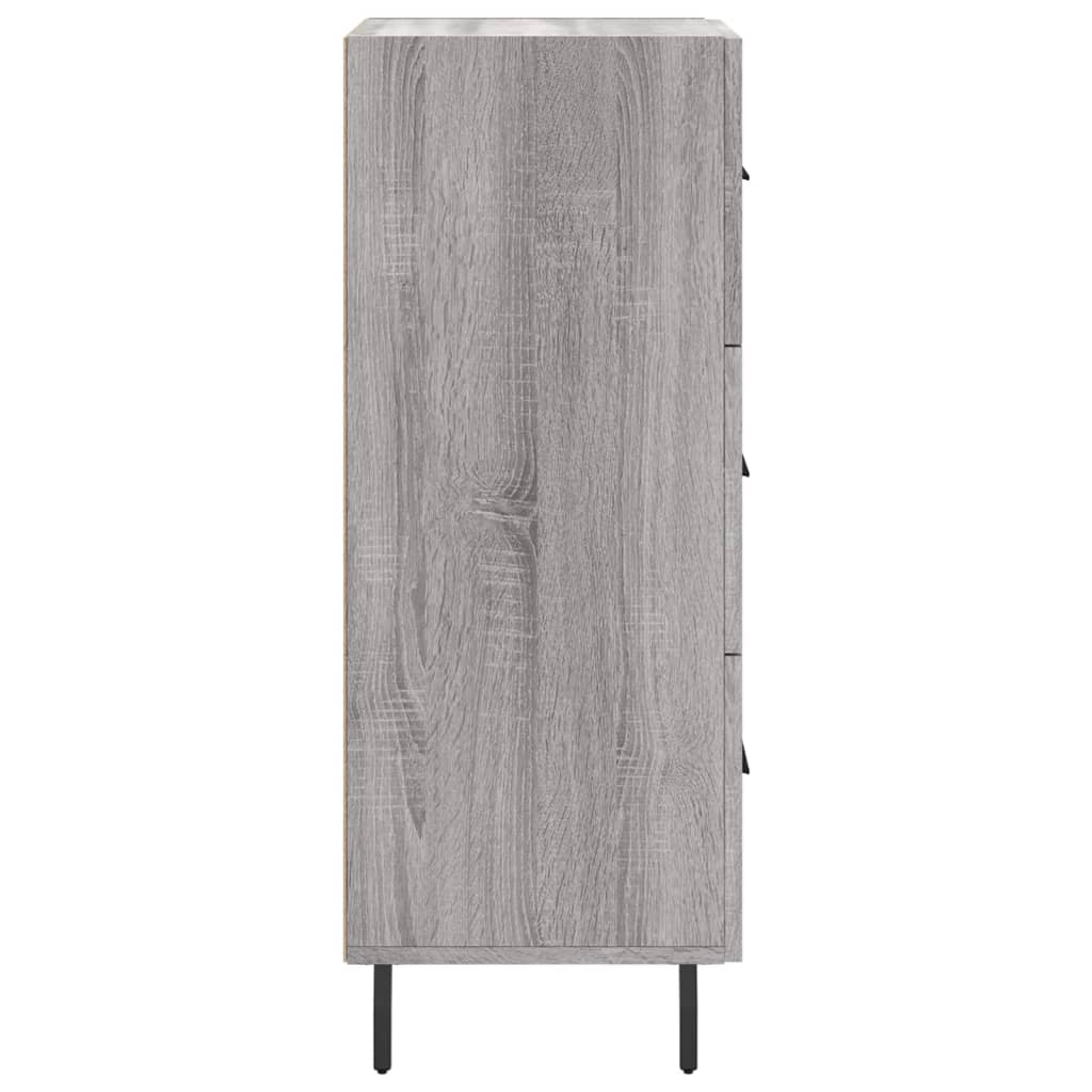 vidaXL Servantă, gri sonoma, 34,5x34x90 cm, lemn compozit vidaXL Servantă, gri sonoma, 34,5x34x90 cm, lemn compozit