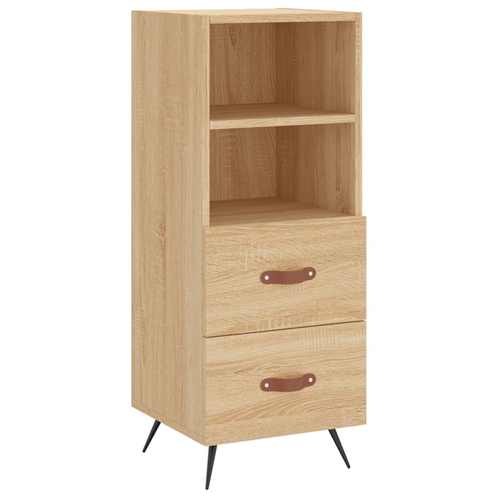 vidaXL Servantă, stejar sonoma, 34,5x34x90 cm, lemn compozit vidaXL Servantă, stejar sonoma, 34,5x34x90 cm, lemn compozit