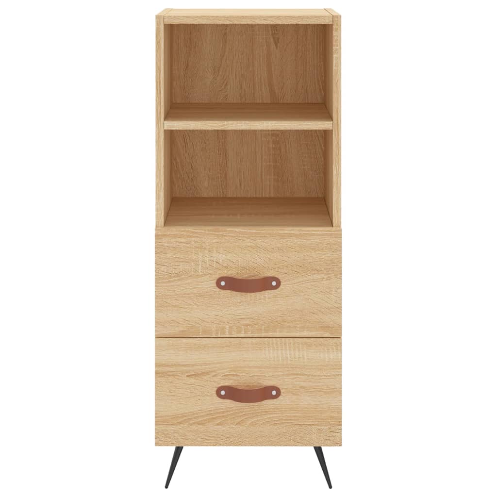 vidaXL Servantă, stejar sonoma, 34,5x34x90 cm, lemn compozit vidaXL Servantă, stejar sonoma, 34,5x34x90 cm, lemn compozit