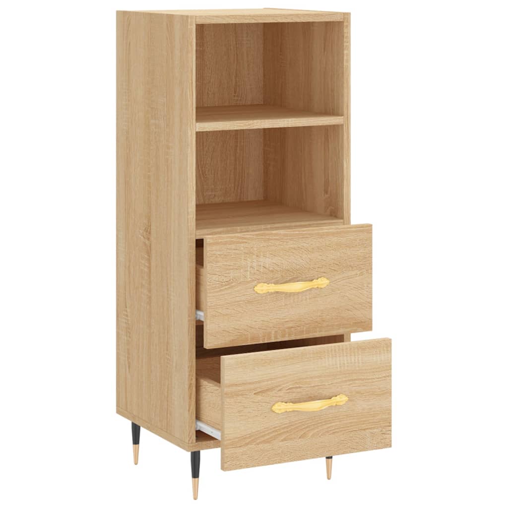 vidaXL Servantă, stejar sonoma, 34,5x34x90 cm, lemn compozit vidaXL Servantă, stejar sonoma, 34,5x34x90 cm, lemn compozit