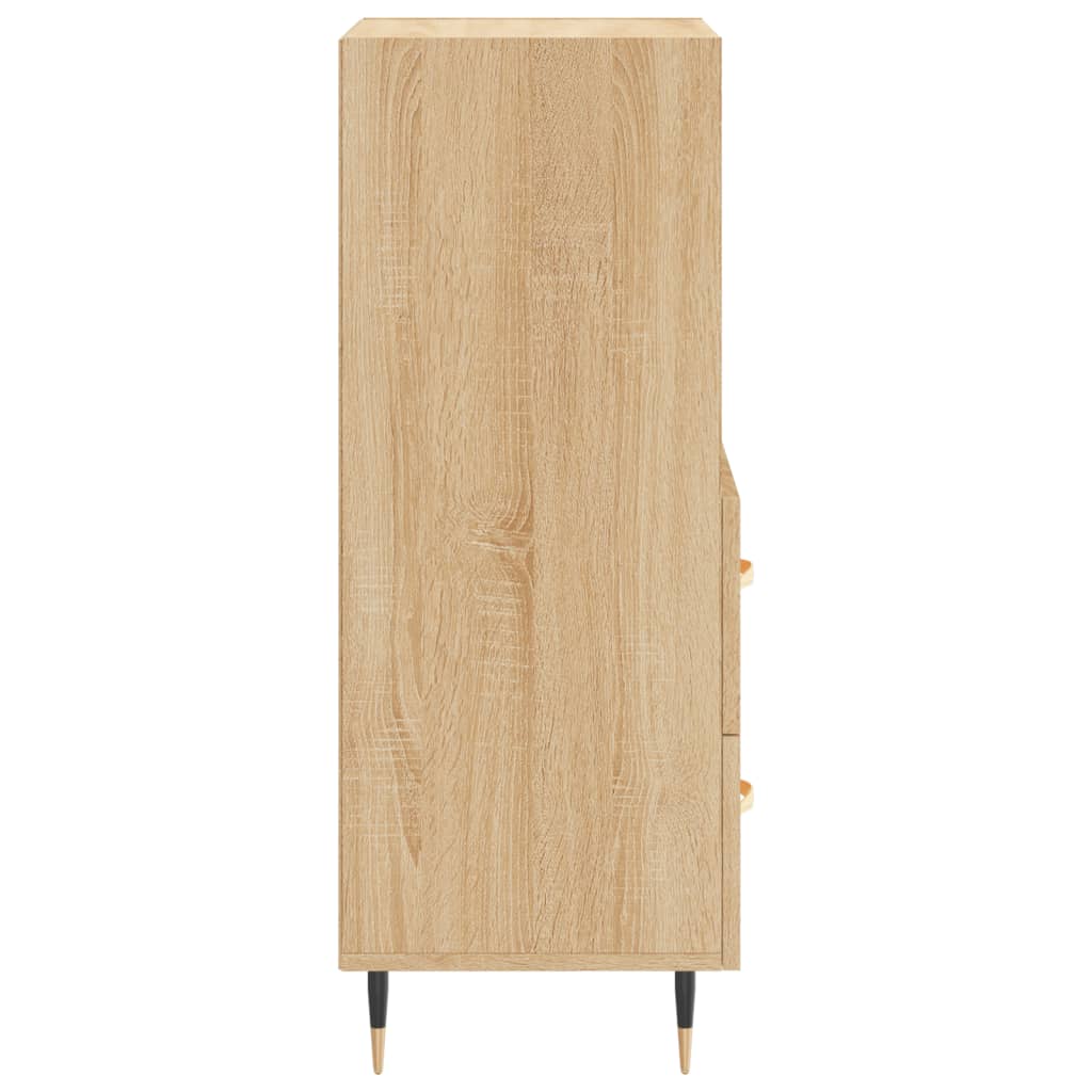 vidaXL Servantă, stejar sonoma, 34,5x34x90 cm, lemn compozit vidaXL Servantă, stejar sonoma, 34,5x34x90 cm, lemn compozit