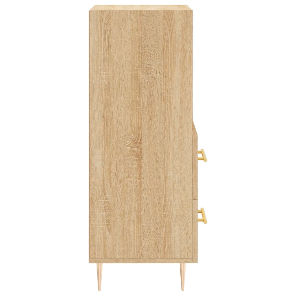 vidaXL Servantă, stejar sonoma, 34,5x34x90 cm, lemn compozit vidaXL Servantă, stejar sonoma, 34,5x34x90 cm, lemn compozit