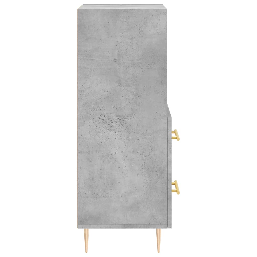 vidaXL Servantă, gri beton, 34,5x34x90 cm, lemn compozit vidaXL Servantă, gri beton, 34,5x34x90 cm, lemn compozit