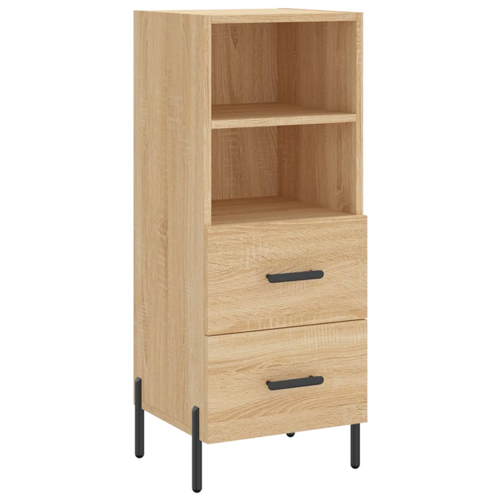 vidaXL Servantă, stejar sonoma, 34,5x34x90 cm, lemn compozit vidaXL Servantă, stejar sonoma, 34,5x34x90 cm, lemn compozit
