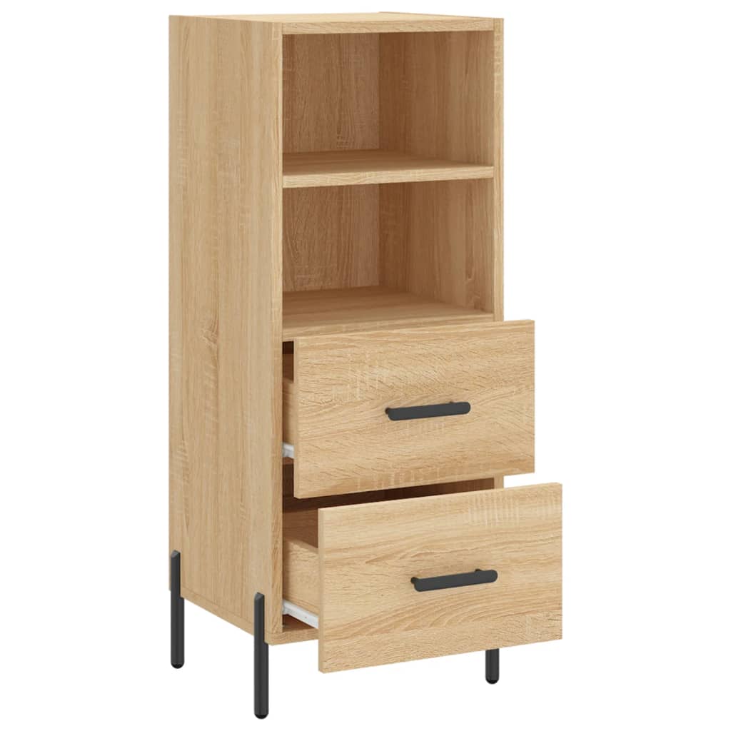 vidaXL Servantă, stejar sonoma, 34,5x34x90 cm, lemn compozit vidaXL Servantă, stejar sonoma, 34,5x34x90 cm, lemn compozit