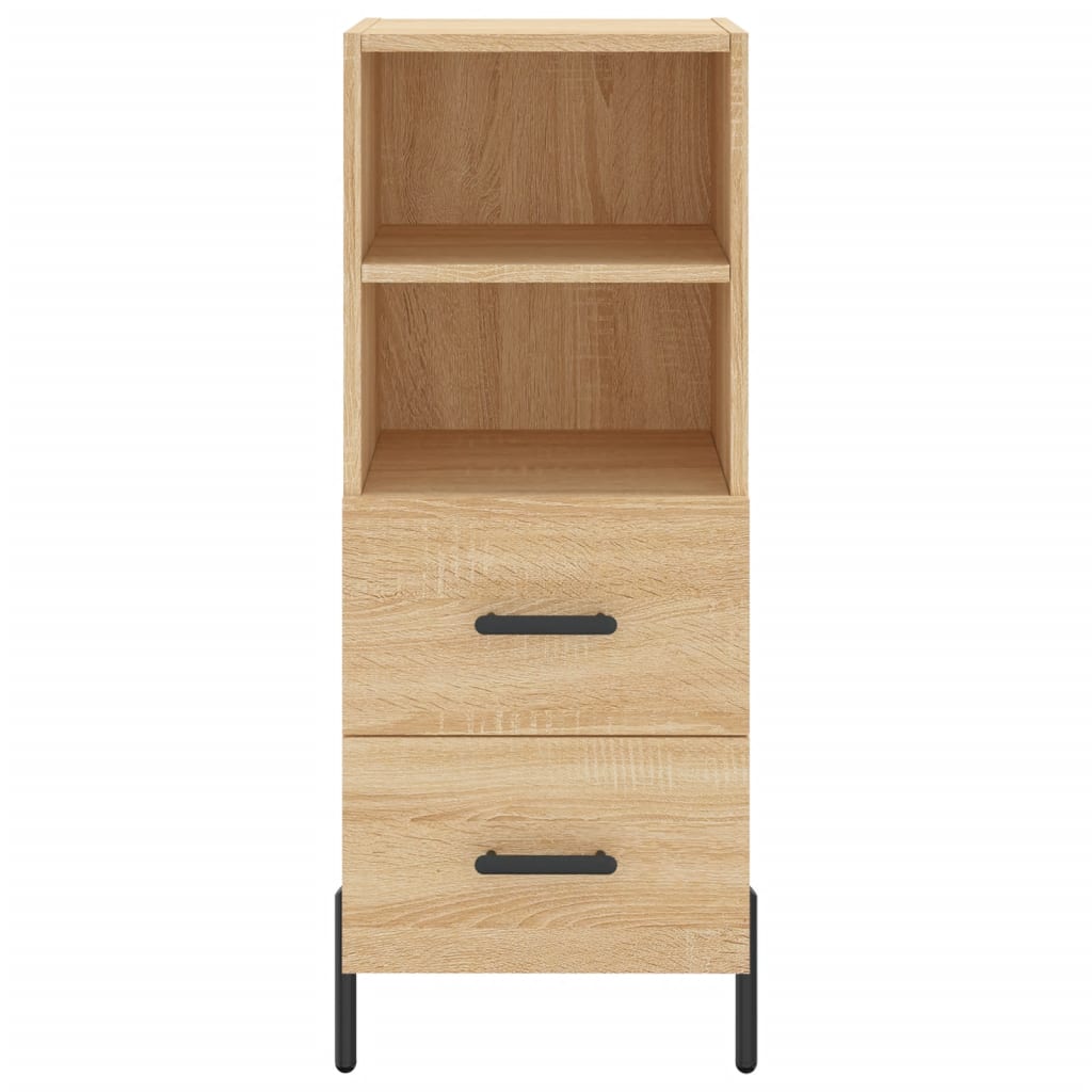 vidaXL Servantă, stejar sonoma, 34,5x34x90 cm, lemn compozit vidaXL Servantă, stejar sonoma, 34,5x34x90 cm, lemn compozit