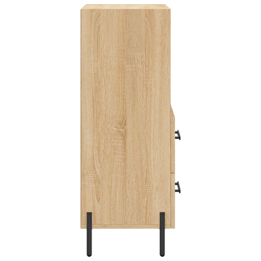 vidaXL Servantă, stejar sonoma, 34,5x34x90 cm, lemn compozit vidaXL Servantă, stejar sonoma, 34,5x34x90 cm, lemn compozit