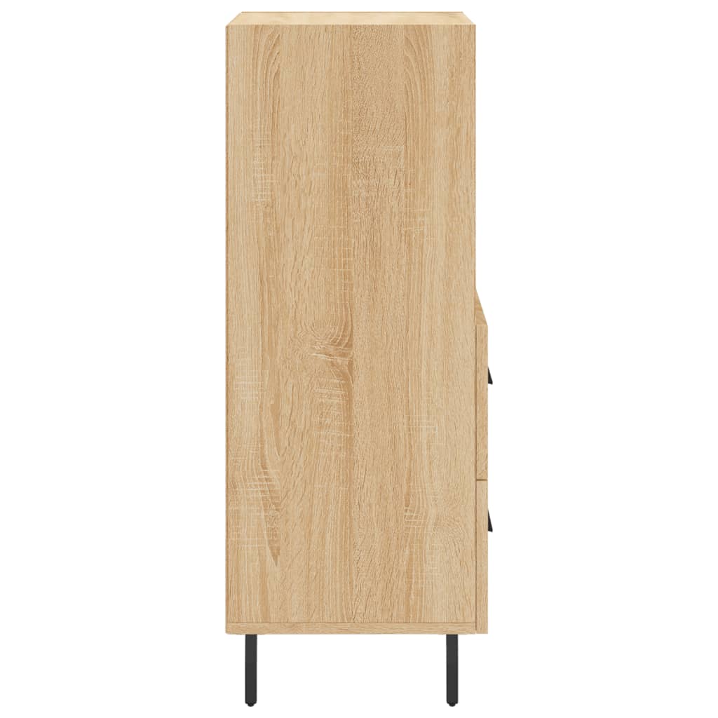 vidaXL Servantă, stejar sonoma, 34,5x34x90 cm, lemn compozit vidaXL Servantă, stejar sonoma, 34,5x34x90 cm, lemn compozit