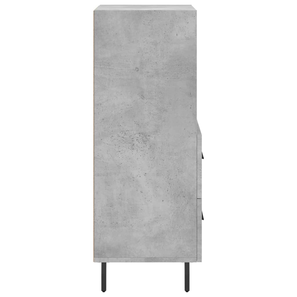 vidaXL Servantă, gri beton, 34,5x34x90 cm, lemn compozit vidaXL Servantă, gri beton, 34,5x34x90 cm, lemn compozit