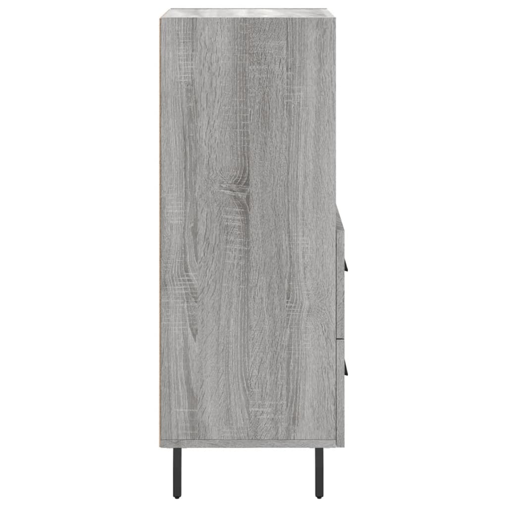 vidaXL Servantă, gri sonoma, 34,5x34x90 cm, lemn compozit vidaXL Servantă, gri sonoma, 34,5x34x90 cm, lemn compozit