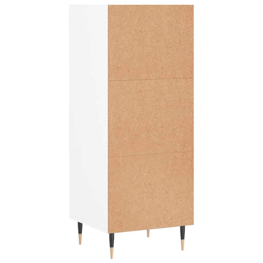 vidaXL Servantă, alb, 34,5x32,5x90 cm, lemn prelucrat vidaXL Servantă, alb, 34,5x32,5x90 cm, lemn prelucrat