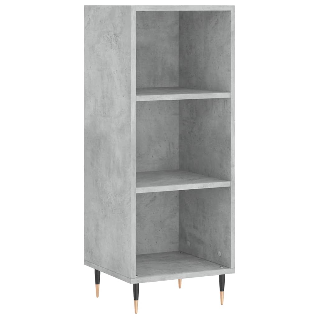 vidaXL Servantă, gri beton, 34,5x32,5x90 cm, lemn prelucrat vidaXL Servantă, gri beton, 34,5x32,5x90 cm, lemn prelucrat