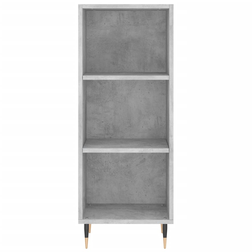 vidaXL Servantă, gri beton, 34,5x32,5x90 cm, lemn prelucrat vidaXL Servantă, gri beton, 34,5x32,5x90 cm, lemn prelucrat