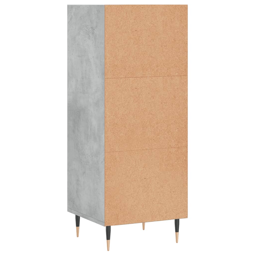 vidaXL Servantă, gri beton, 34,5x32,5x90 cm, lemn prelucrat vidaXL Servantă, gri beton, 34,5x32,5x90 cm, lemn prelucrat