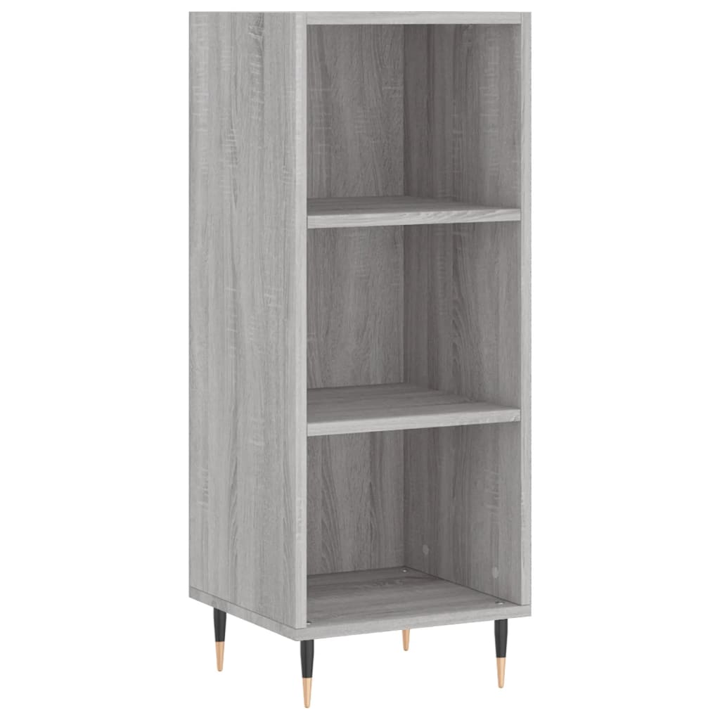 vidaXL Servantă, gri sonoma, 34,5x32,5x90 cm, lemn compozit vidaXL Servantă, gri sonoma, 34,5x32,5x90 cm, lemn compozit
