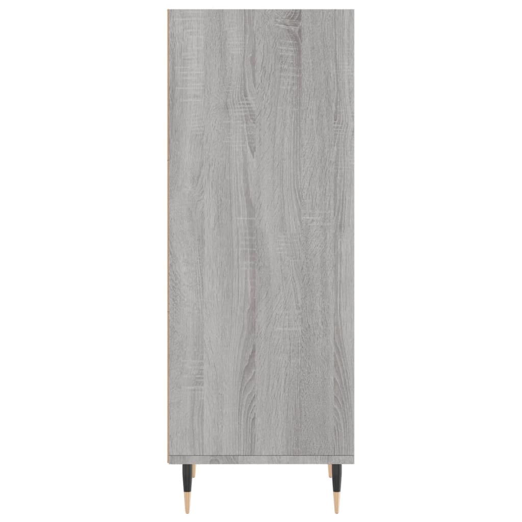 vidaXL Servantă, gri sonoma, 34,5x32,5x90 cm, lemn compozit vidaXL Servantă, gri sonoma, 34,5x32,5x90 cm, lemn compozit