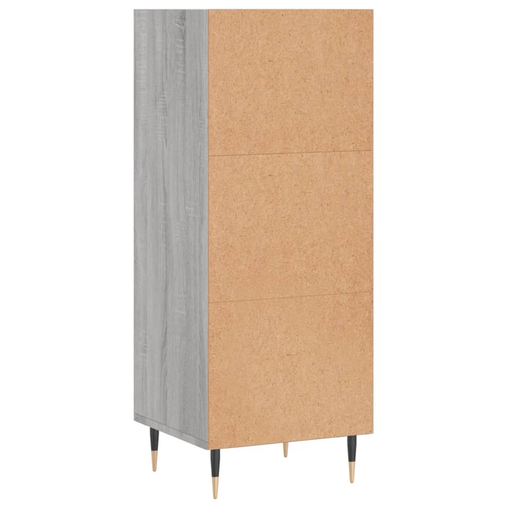 vidaXL Servantă, gri sonoma, 34,5x32,5x90 cm, lemn compozit vidaXL Servantă, gri sonoma, 34,5x32,5x90 cm, lemn compozit