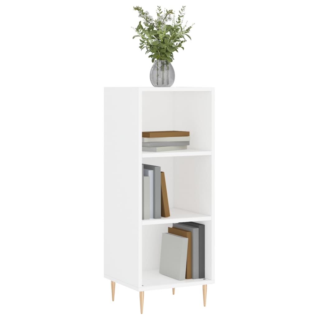 vidaXL Servantă, alb, 34,5x32,5x90 cm, lemn prelucrat vidaXL Servantă, alb, 34,5x32,5x90 cm, lemn prelucrat