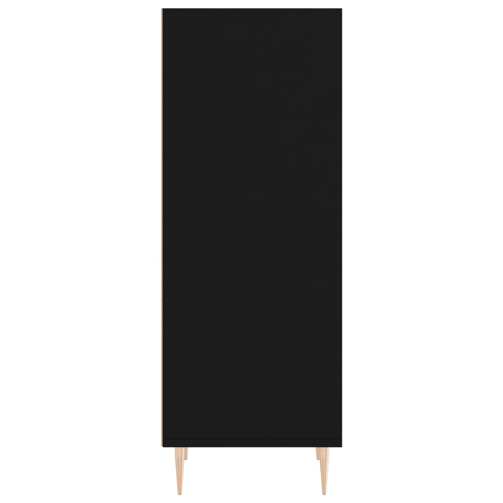 vidaXL Servantă, negru, 34,5x32,5x90 cm, lemn compozit vidaXL Servantă, negru, 34,5x32,5x90 cm, lemn compozit