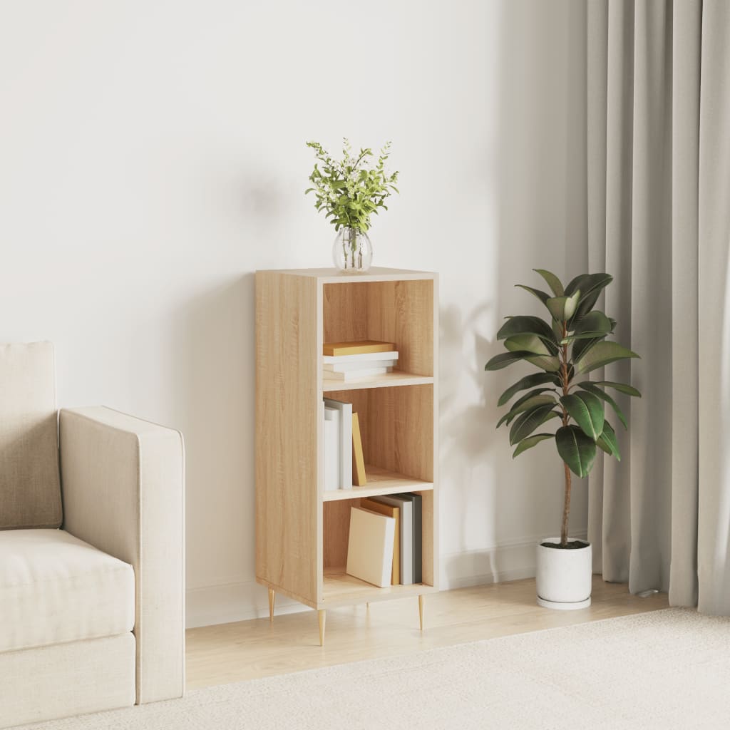 vidaXL Servantă, stejar sonoma, 34,5x32,5x90 cm, lemn compozit vidaXL Servantă, stejar sonoma, 34,5x32,5x90 cm, lemn compozit