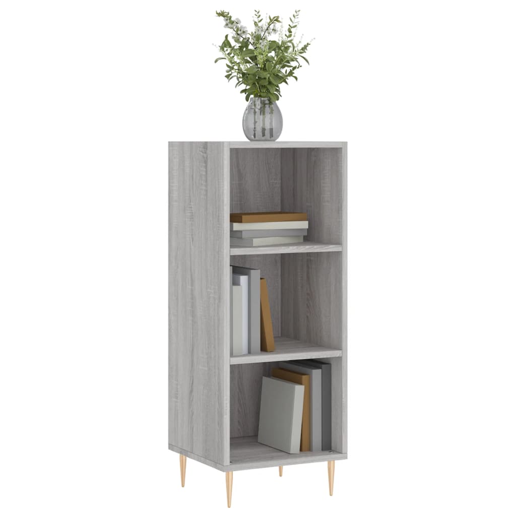 vidaXL Servantă, gri sonoma, 34,5x32,5x90 cm, lemn compozit vidaXL Servantă, gri sonoma, 34,5x32,5x90 cm, lemn compozit