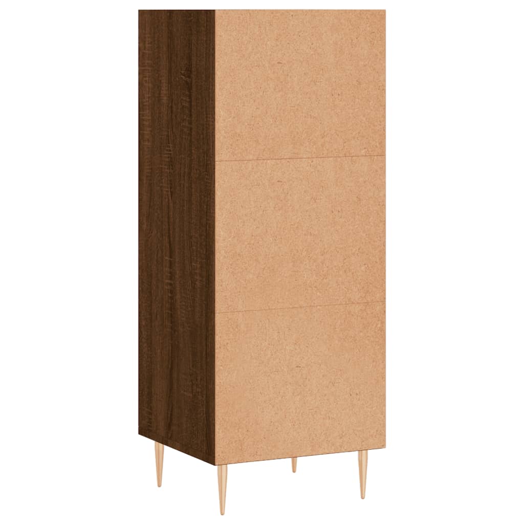 vidaXL Servantă, stejar sonoma, 34,5x32,5x90 cm, lemn prelucrat