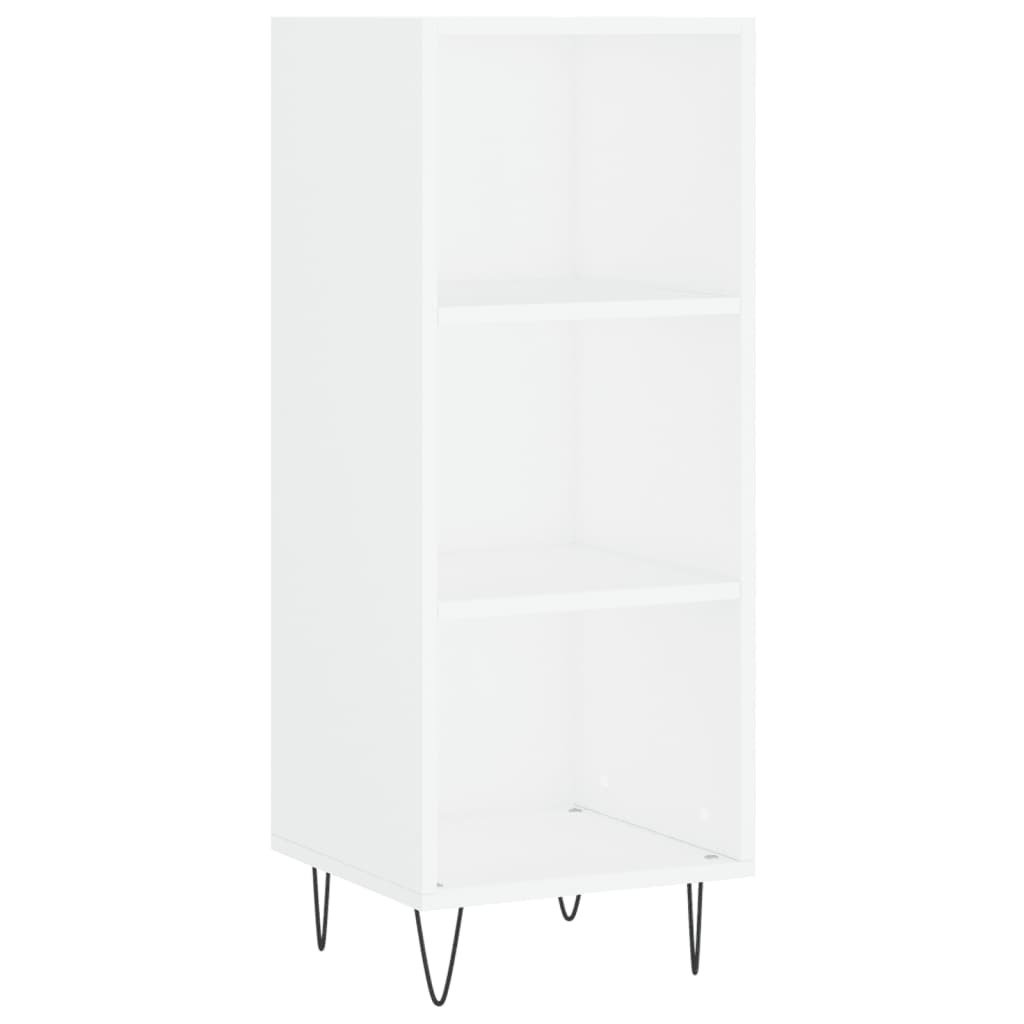 vidaXL Servantă, alb, 34,5x32,5x90 cm, lemn prelucrat vidaXL Servantă, alb, 34,5x32,5x90 cm, lemn prelucrat