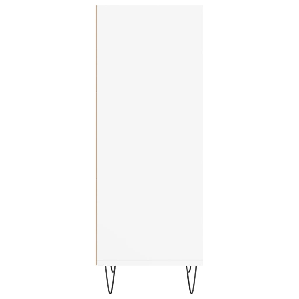 vidaXL Servantă, alb, 34,5x32,5x90 cm, lemn prelucrat vidaXL Servantă, alb, 34,5x32,5x90 cm, lemn prelucrat