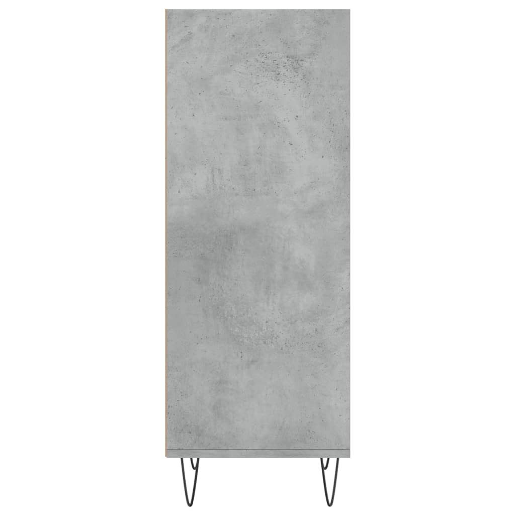 vidaXL Servantă, gri beton, 34,5x32,5x90 cm, lemn prelucrat