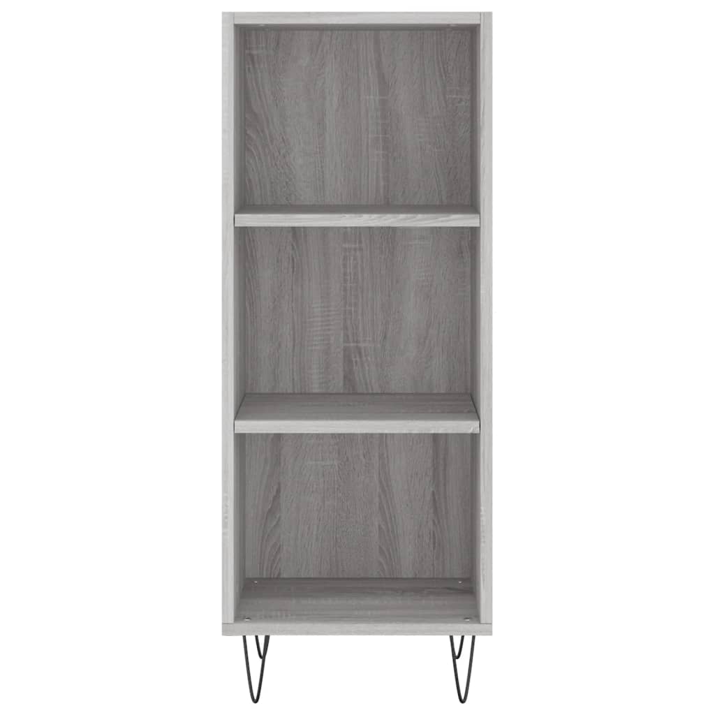 vidaXL Servantă, gri sonoma, 34,5x32,5x90 cm, lemn compozit vidaXL Servantă, gri sonoma, 34,5x32,5x90 cm, lemn compozit