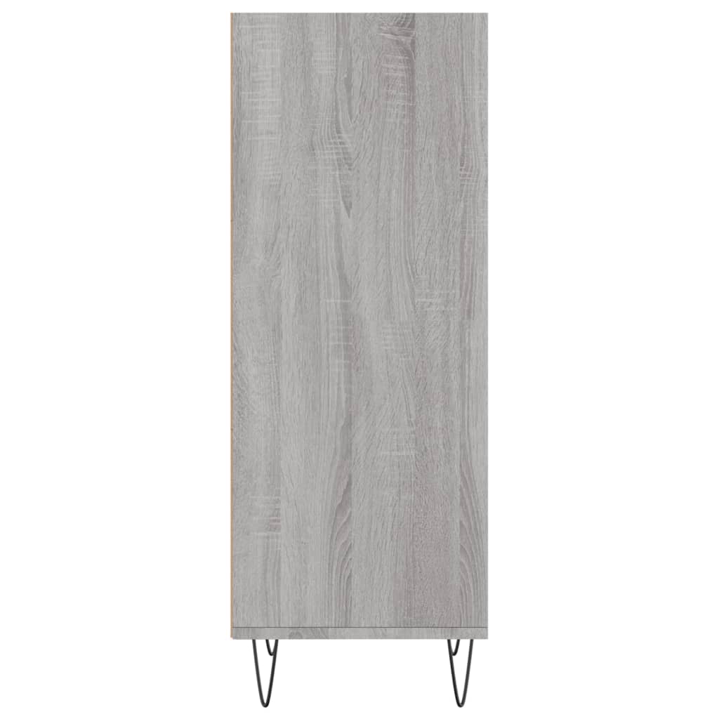 vidaXL Servantă, gri sonoma, 34,5x32,5x90 cm, lemn compozit vidaXL Servantă, gri sonoma, 34,5x32,5x90 cm, lemn compozit