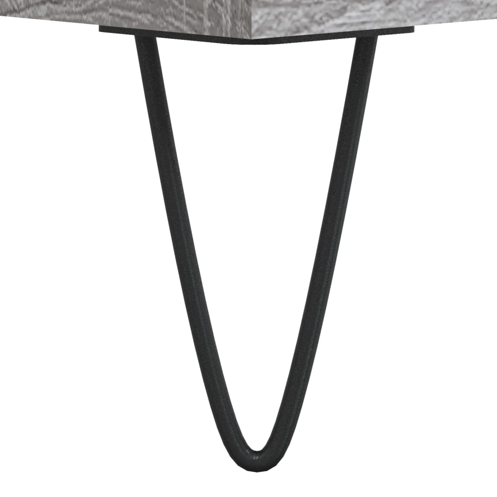 vidaXL Servantă, gri sonoma, 34,5x32,5x90 cm, lemn compozit vidaXL Servantă, gri sonoma, 34,5x32,5x90 cm, lemn compozit
